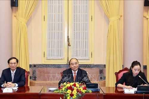 Chủ tịch nước Nguyễn Xuân Phúc tiếp Đại sứ, Đại biện các nước ASEAN