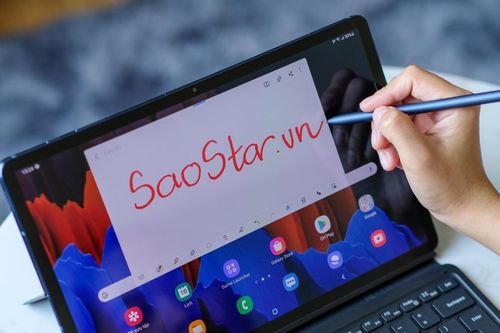 Trên tay máy tính bảng Samsung Galaxy Tab S7+ Xanh Navy vừa lên kệ tại Việt Nam