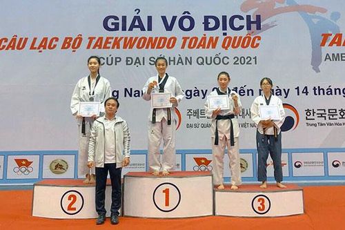 Giải vô địch các CLB taekwondo QG 2021: Các VĐV Đồng Nai đoạt 5 HCV
