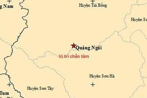 Liên tiếp xảy ra 2 vụ động đất ở Trà Bồng