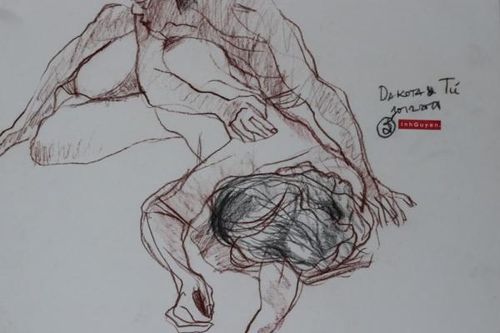 Xem tranh nude ở 'Nét và Hình'