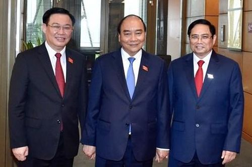 Điện mừng lãnh đạo Nhà nước, Chính phủ, Quốc hội Việt Nam