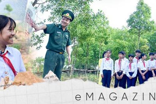 Tiết học đặc biệt nơi cột mốc biên giới