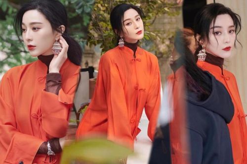 Phạm Băng Băng diện đồ truyền thống, đeo bông tai độc lạ, đẹp bất chấp camera thường