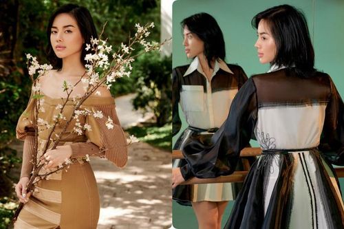 Đã bắt trend cực đỉnh, 'cô em trendy' Khánh Linh còn mặc đồ tái chế chất đến ngỡ ngàng