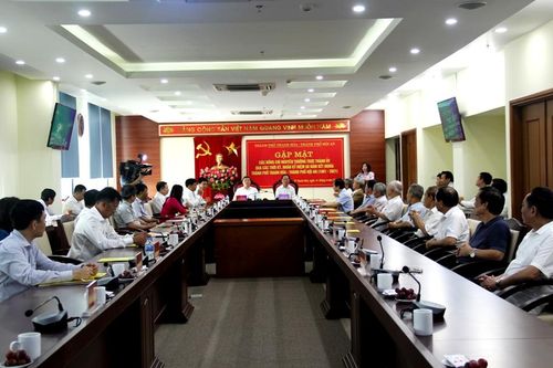 Gặp mặt các đồng chí nguyên Thường trực Thành ủy TP Thanh Hóa qua các thời kỳ