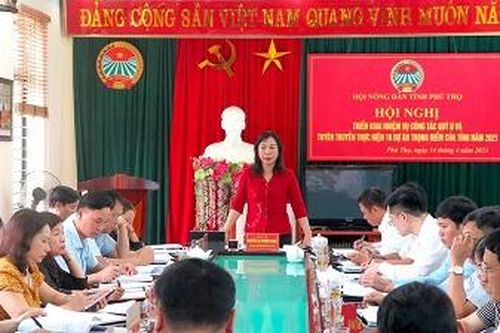 Hội Nông dân tỉnh triển khai nhiệm vụ công tác quý II năm 2021
