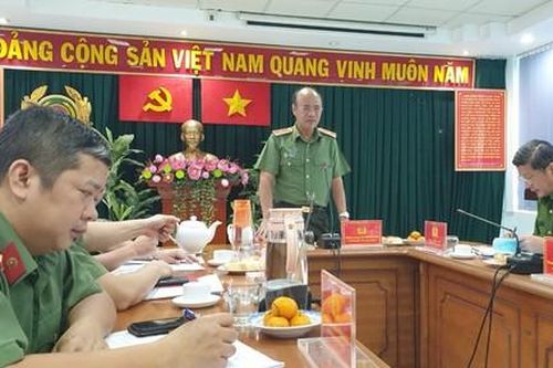 Kiểm tra công tác đảm bảo ANTT bầu cử tại Công an Quận 1