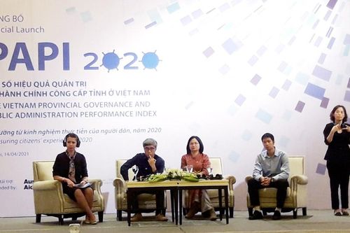 PAPI năm 2020: Chuyển biến 2 chỉ số 'kiểm soát tham nhũng trong khu vực công', 'thủ tục hành chính công'