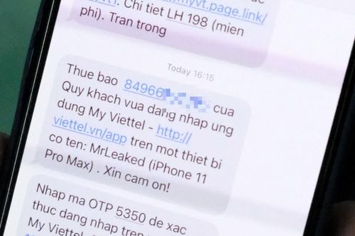 Nhiều thuê bao Viettel nhận được tin nhắn đáng ngờ