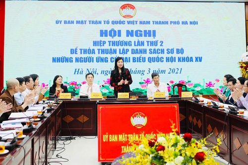 Chặt chẽ quy trình hiệp thương lần thứ ba để chốt danh sách người ứng cử đại biểu Quốc hội và HĐND các cấp