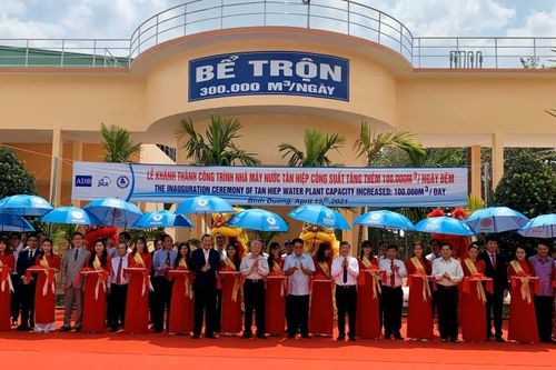 Bình Dương khánh thành Nhà máy nước Tân Hiệp mở rộng