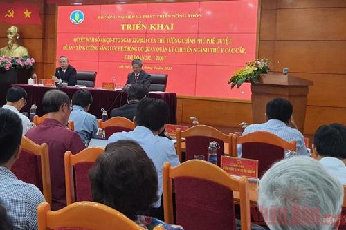 Tăng cường năng lực hệ thống thú y các cấp