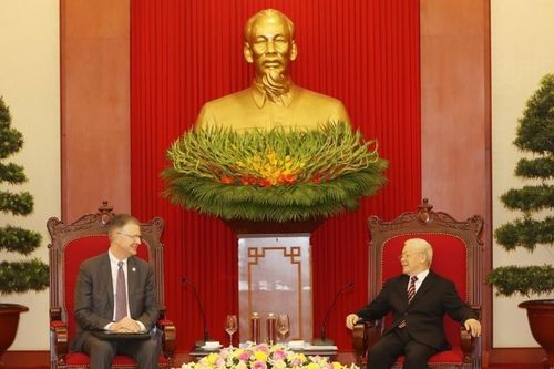 Tổng Bí thư Nguyễn Phú Trọng tiếp Đại sứ Hoa Kỳ tại Việt Nam chào từ biệt kết thúc nhiệm kỳ