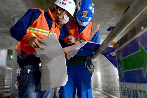 TP. HCM: Ngắm 'diện mạo' ga ngầm Bến Thành sâu dưới lòng đất