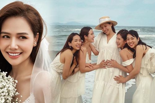 Phanh Lee ôm bụng bầu khoe nhan sắc ngọt ngào, hội chị em Vbiz lên chức 'mẹ đỡ đầu'