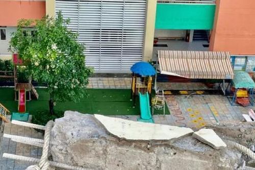Lộ nguyên nhân khối bê tông 'khủng' rơi xuống trường mầm non