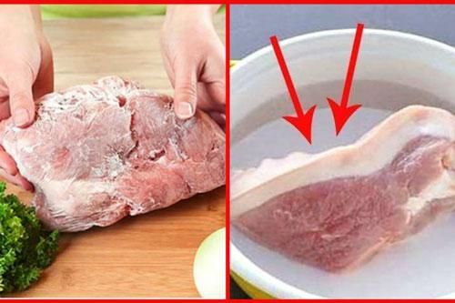 Cho 1 thìa đường vào rã đông, thịt cứng đến mấy cũng mềm trong 5 phút, lại tươi ngon như vừa mới mua