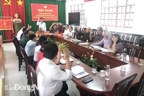 Ngày 15-4, nhiều địa phương trong tỉnh đã tổ chức Hội nghị hiệp thương lần 3