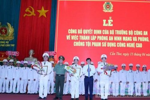Thành lập Phòng An ninh mạng thuộc Công an TP.Cần Thơ