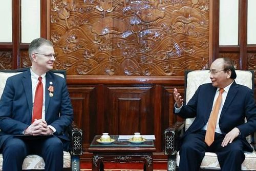 Chủ tịch nước tiếp Đại sứ Hoa Kỳ chào từ biệt