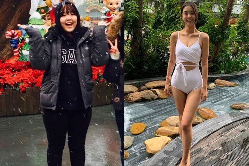 Cô gái Hàn Quốc lột xác nhờ giảm 30 kg