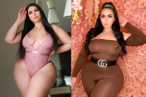 Người mẫu ngoại cỡ bắt chước Kim Kardashian