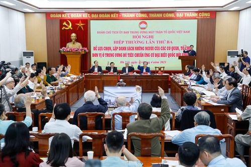 Thống nhất danh sách 205 người ứng cử đại biểu Quốc hội khối các cơ quan Trung ương
