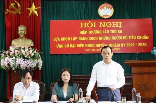 Huyện Thạch Thất: Chốt danh sách nhân sự ứng cử HĐND
