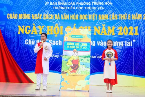 Hà Nội: Trường tiểu học Trung Yên tổ chức ngày Hội Sách và Văn hóa đọc 2021