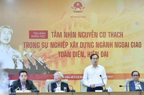 Tọa đàm Tầm nhìn Nguyễn Cơ Thạch trong sự nghiệp xây dựng ngành ngoại giao toàn diện, hiện đại