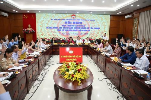 Hà Nội thông qua danh sách chính thức 36 ứng viên đại biểu Quốc hội khóa XV
