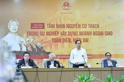 Tầm nhìn Nguyễn Cơ Thạch trong sự nghiệp phát triển ngành ngoại giao