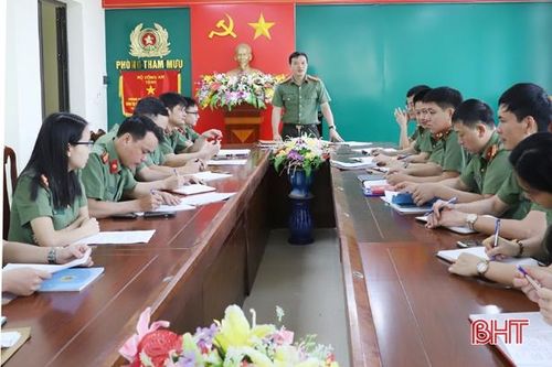 Lực lượng Tham mưu Công an Hà Tĩnh góp phần bảo vệ an ninh quốc gia