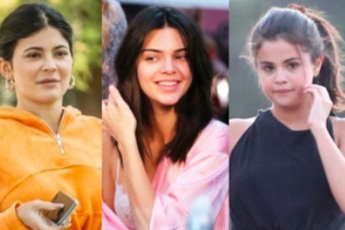 'Bóc trần' mặt mộc của dàn mỹ nhân Hollywood: Chị em Kendall - Kylie gây sốc, Selena và Hailey so kè khốc liệt visual thật