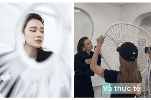 Ảnh thực tế và ảnh trên mạng của Nhã Phương có gì khác?