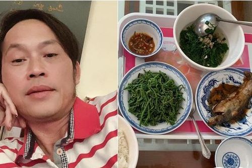 Hoài Linh khoe cơm trưa đạm bạc, có 1 món rau khiến nhiều người nhầm