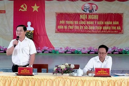 TX. Tân Châu: Đối thoại, giải quyết những vấn đề bức xúc của nhân dân