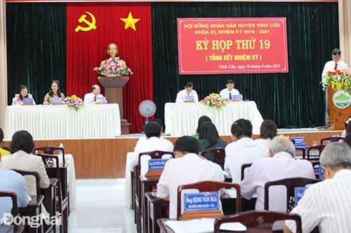 HĐND TP.Long Khánh và huyện Vĩnh Cửu tổ chức kỳ họp cuối của nhiệm kỳ 2016-2021