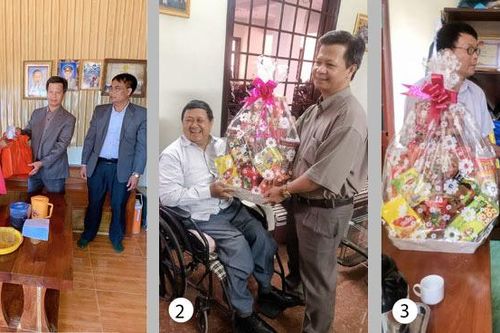 Thăm, tặng quà người khuyết tật