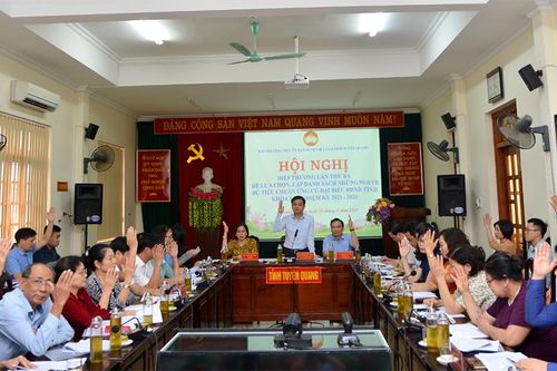 Lập danh sách 92 người đủ tiêu chuẩn ứng cử đại biểu HĐND tỉnh khóa XIX