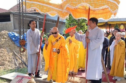Quảng Trị: Lễ cầu nguyện công trình đúc Đại hồng chung chùa Trúc Kinh