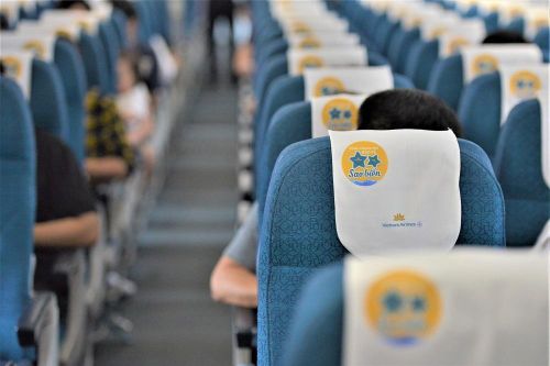 Lan tỏa thông điệp bảo vệ sao biển trên các chuyến bay đến Phú Quốc