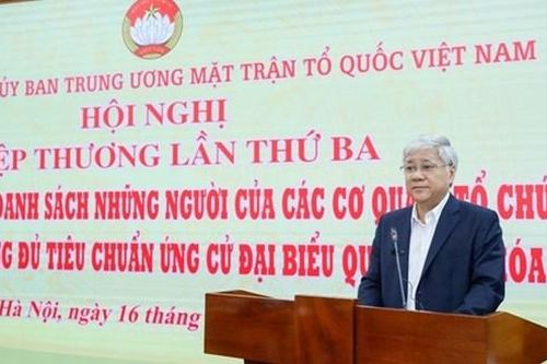 Chính thức lập danh sách 205 người ở Trung ương ứng cử ĐBQH