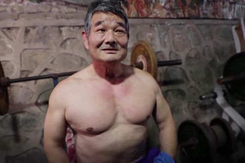 Phòng gym cho cụ ông trên 60 tuổi ở Trung Quốc