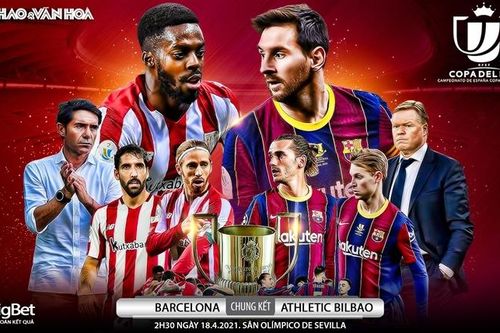 Soi kèo nhà cái Barcelona vs Athletic Bilbao. Chung kết Cúp nhà Vua Tây Ban Nha