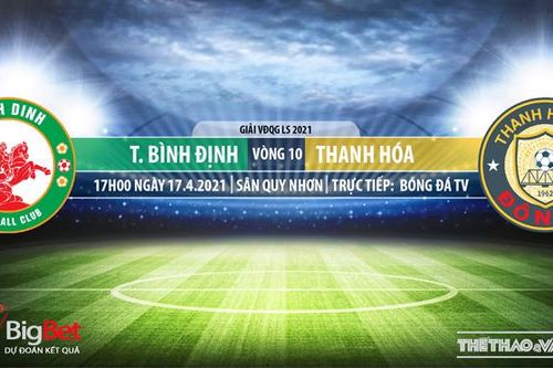 Soi kèo nhà cái Bình Định vs Thanh Hóa. BĐTV. Trực tiếp bóng đá Việt Nam hôm nay