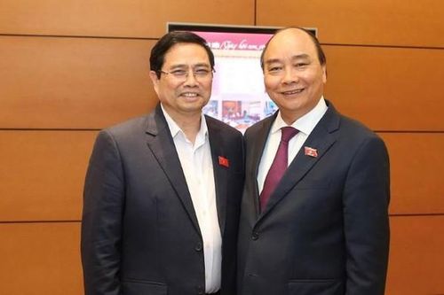 Thư, điện mừng Chủ tịch nước Nguyễn Xuân Phúc, Thủ tướng Phạm Minh Chính