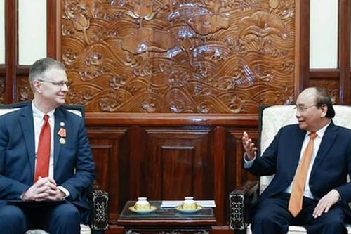 Chủ tịch nước Nguyễn Xuân Phúc tiếp Đại sứ Hoa Kỳ Daniel Kritenbrink