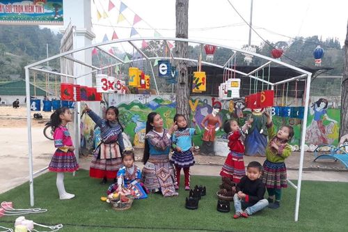 Lào Cai: Tăng cường tiếng Việt cho trẻ mầm non, học sinh tiểu học vùng DTTS
